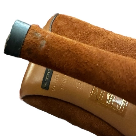 Dolce & Gabbana Vintage Suede Patchwork Fall Brown Pumps Heels - Picture 8 of 10